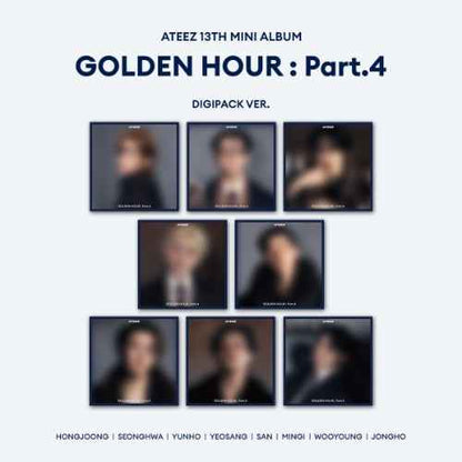 ATEEZ 13th Mini Album [GOLDEN HOUR : Part.4] (Digipack Ver.) (Copy)