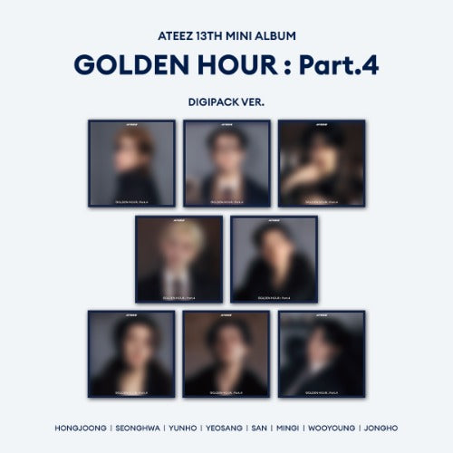 ATEEZ 13th Mini Album [GOLDEN HOUR : Part.4] (Digipack Ver.) POB
