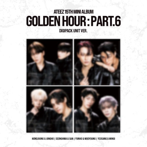 ATEEZ [TOKTOKQ Gift] 15TH MINI ALBUM [GOLDEN HOUR : Part.6] (DIGIPACK UNIT VER.) - DalkomHarmony