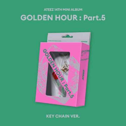 ATEEZ 14th Mini Album [GOLDEN HOUR : Part.5] (KEY CHAIN Ver.)