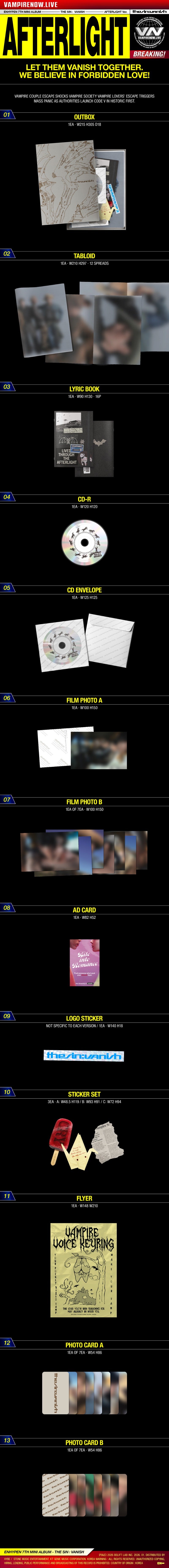 ENHYPEN 7th Mini Album [THE SIN : VANISH]