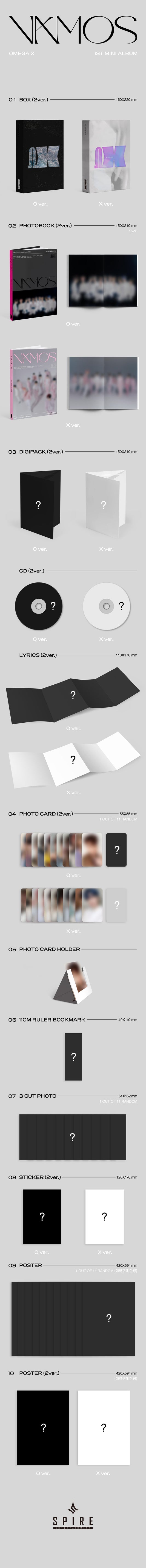 OMEGA X 1st Mini Album [VAMOS] (Random Ver.) - DalkomHarmony