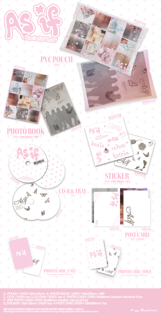 ifeye 3rd EP Album [As if] (Photobook Ver.)