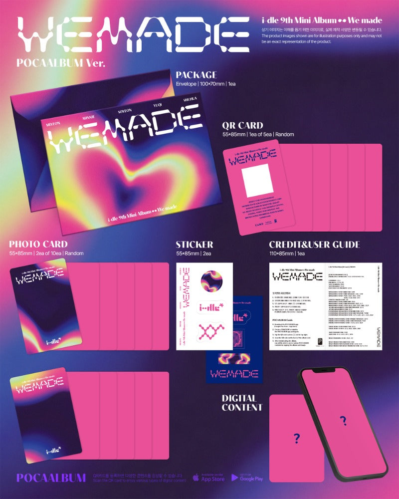 i-dle 9th Mini Album [We made] (POCAALBUM Ver.)