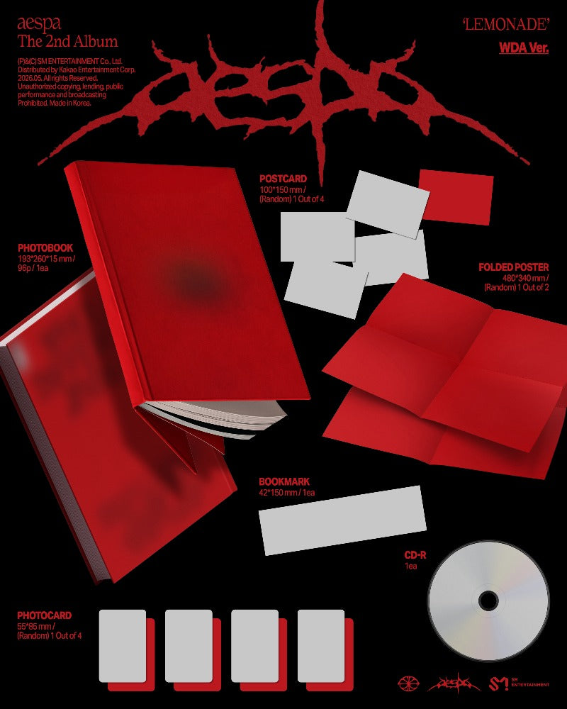 aespa 2nd Full Album [LEMONADE] (WDA Ver.) - DalkomHarmony