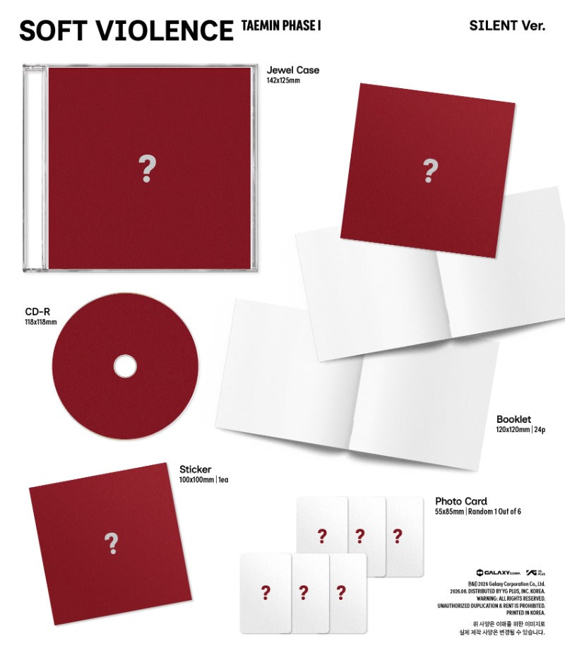 TAEMIN [PHASE I : Soft Violence] (JEWEL Ver.)