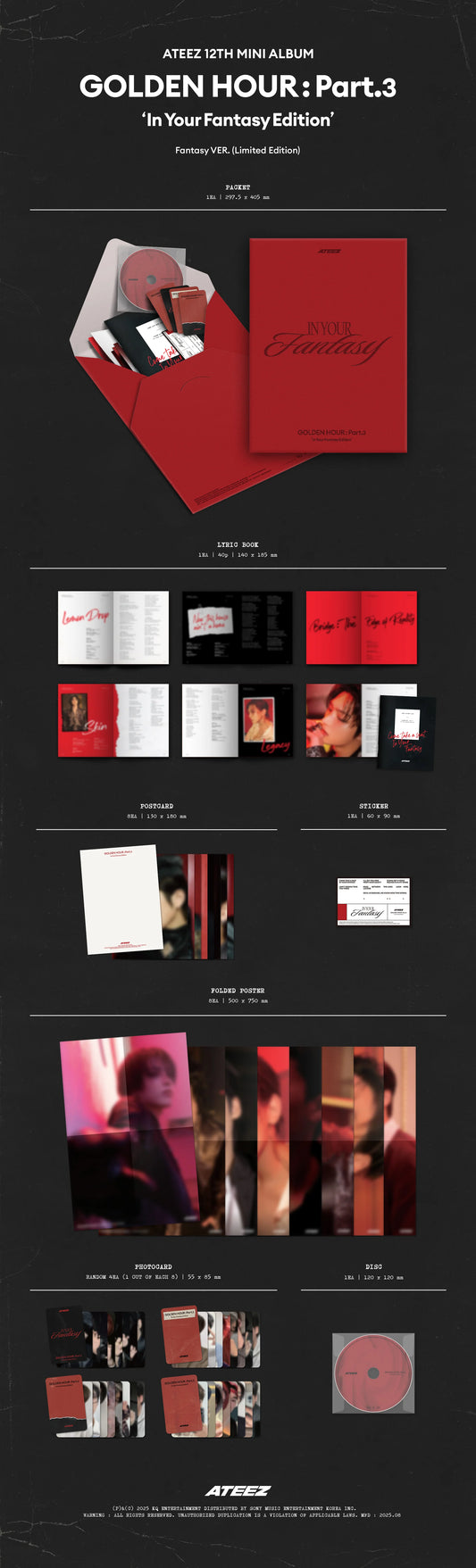 ATEEZ - [GOLDEN HOUR : Part.3 'In Your Fantasy Edition' (Limited)]