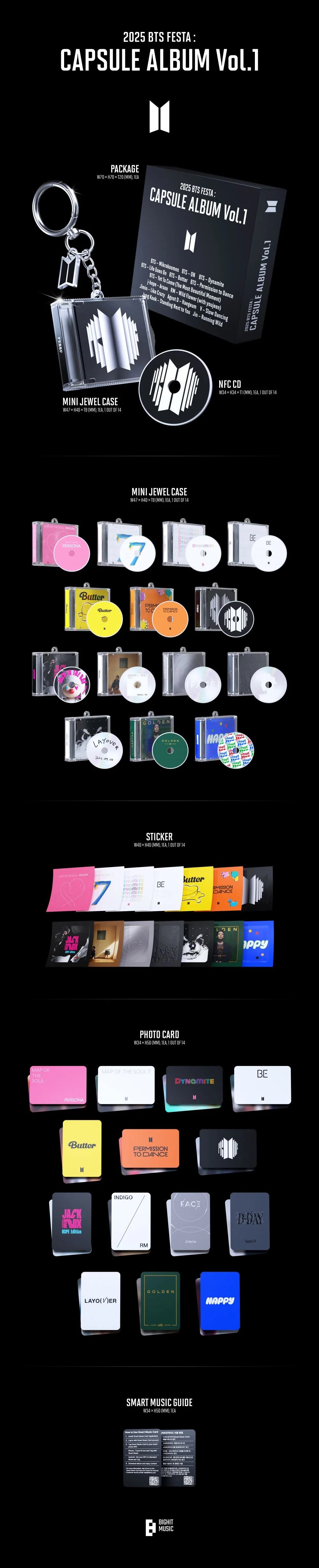 BTS - [2025 BTS FESTA : CAPSULE ALBUM Vol.1]