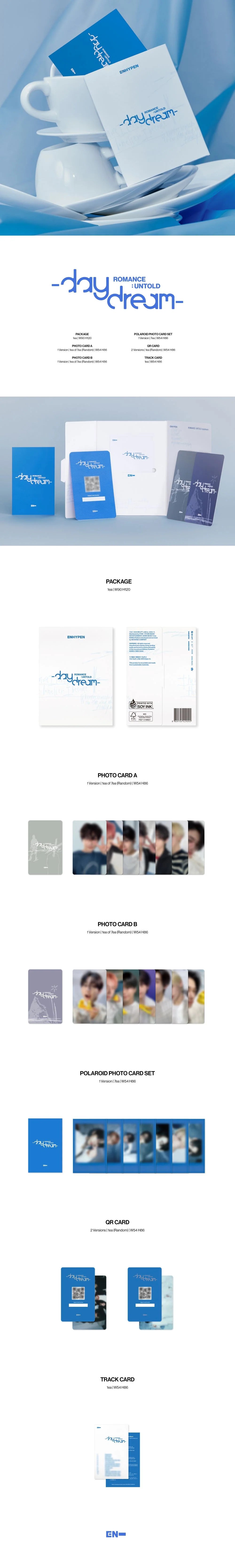 ENHYPEN 2nd Album [ROMANCE : UNTOLD -daydream-] (Weverse Albums Ver.) - DalkomHarmony