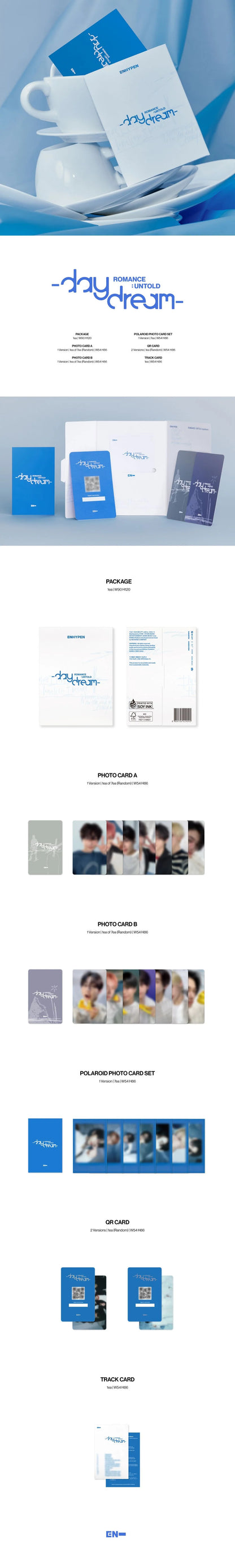 ENHYPEN 2nd Album [ROMANCE : UNTOLD -daydream-] (Weverse Albums Ver.) - DalkomHarmony