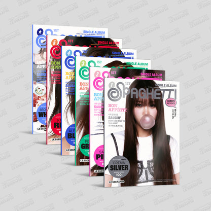 LE SSERAFIM - 1st Single Album [SPAGHETTI] COMPACT Ver. - DalkomHarmony