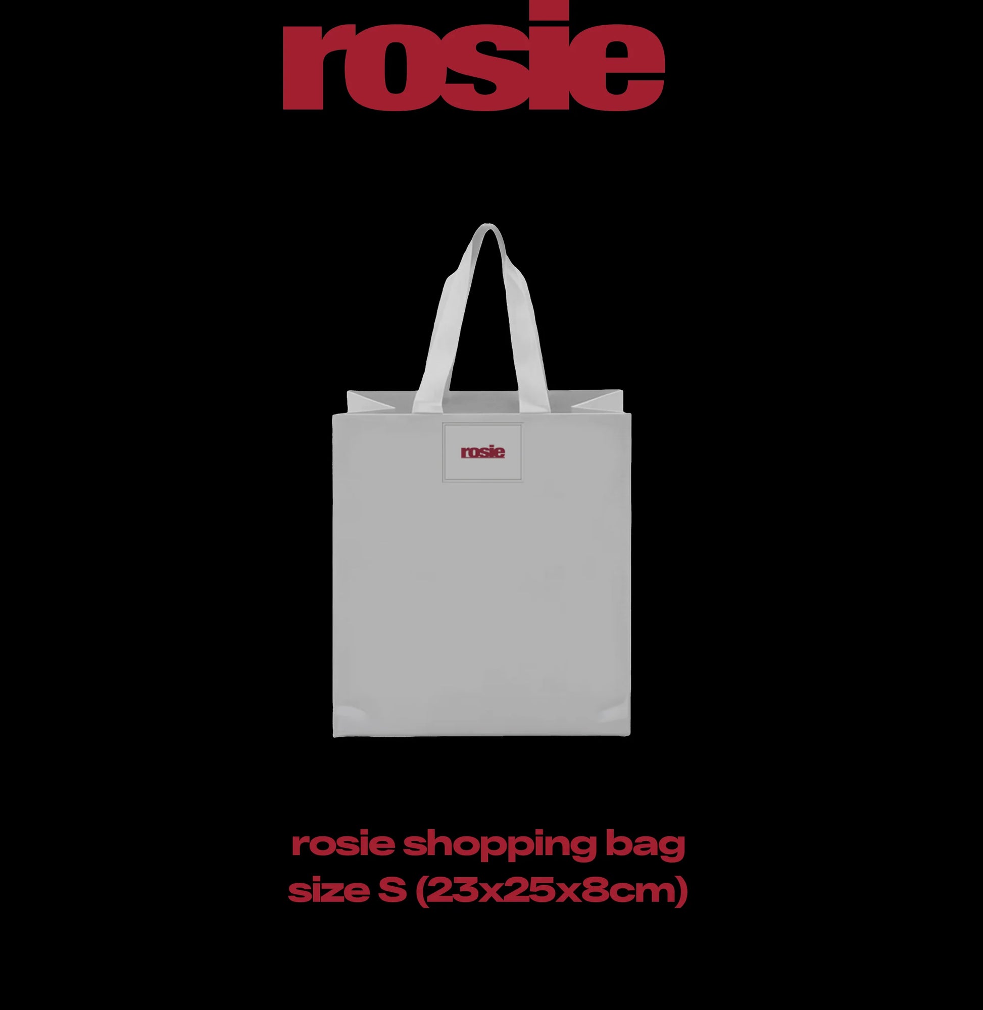 ROSE - ROSIE APT OFFICIAL MD SHOPPING BAG S - DalkomHarmony