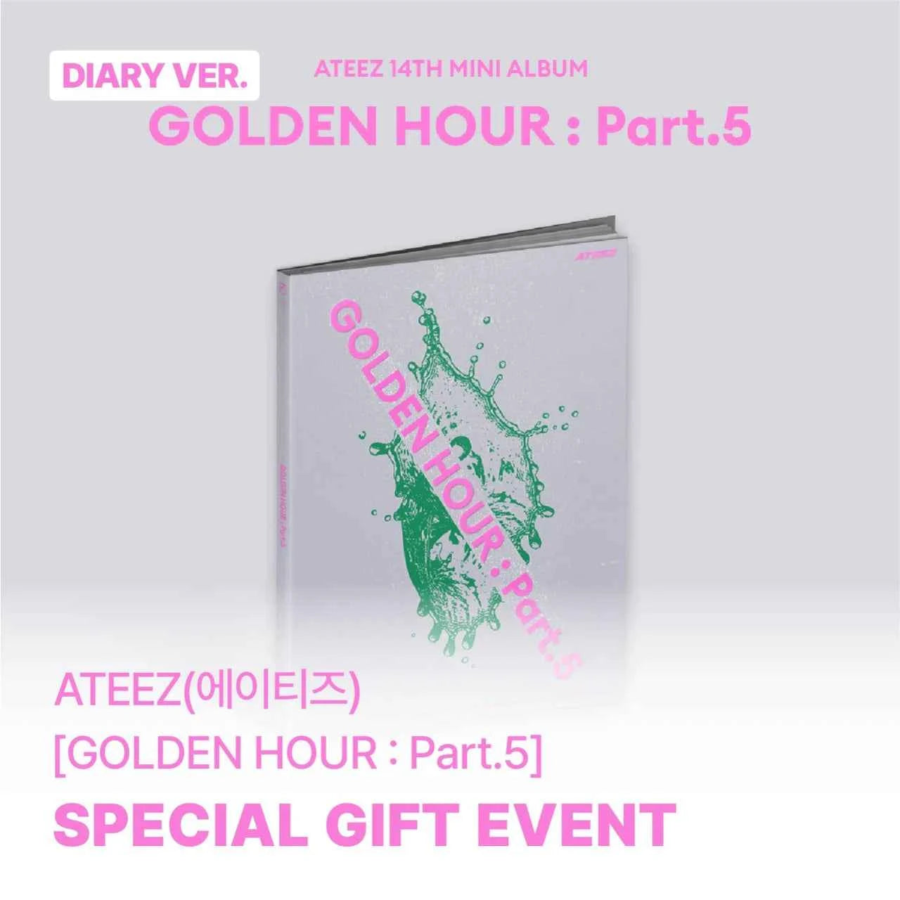 ATEEZ - GOLDEN HOUR : PART.5 14TH MINI ALBUM SOUNDWAVE GIFT STANDARD