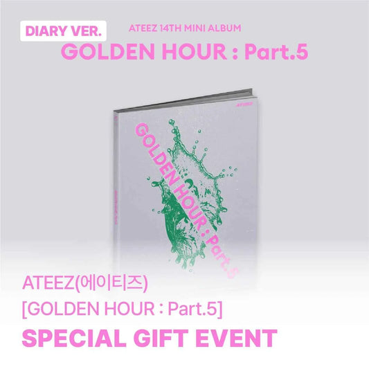ATEEZ - GOLDEN HOUR : PART.5 14TH MINI ALBUM SOUNDWAVE GIFT STANDARD