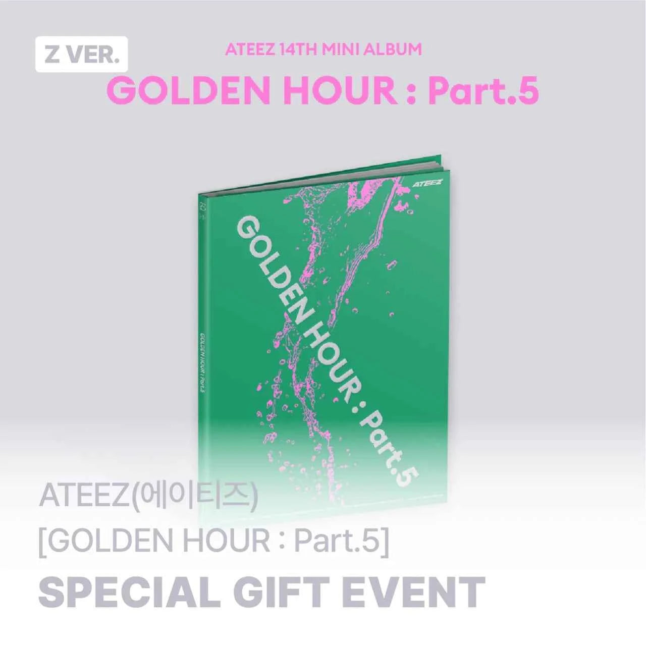 ATEEZ - GOLDEN HOUR : PART.5 14TH MINI ALBUM SOUNDWAVE GIFT STANDARD