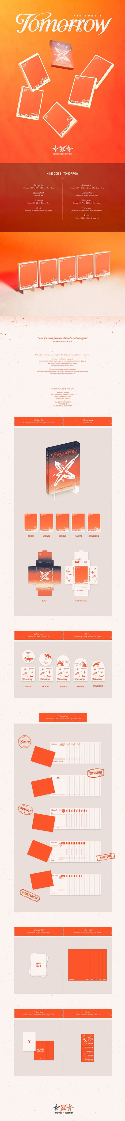 TOMORROW X TOGETHER 6th Mini Album [minisode 3: TOMORROW] (Light Ver.) | Random