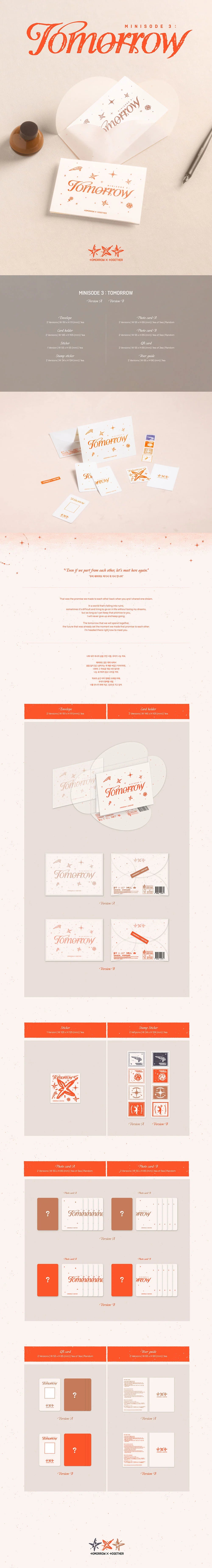 TOMORROW X TOGETHER 6th Mini Album [minisode 3: TOMORROW] (Weverse Albums Ver.) | Random - DalkomHarmony