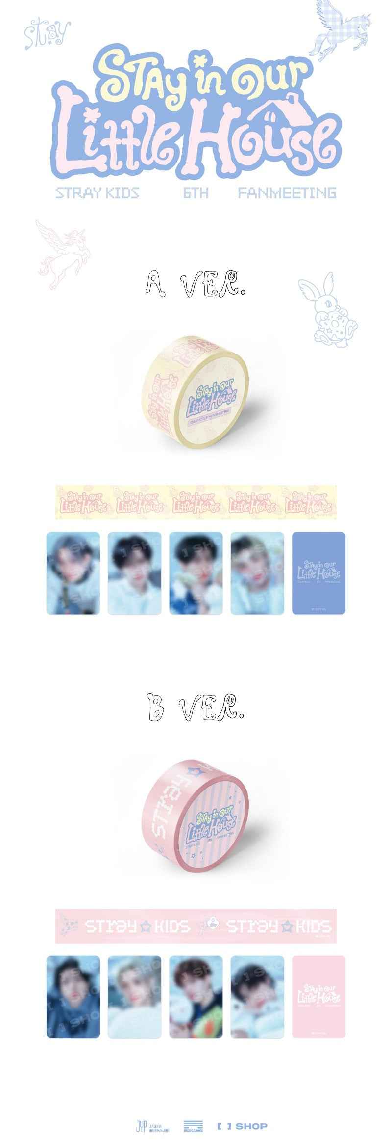 Stray Kids MD [Stay in Our Little House] BOX TAPE SET
