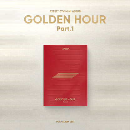 ATEEZ 10th Mini Album [GOLDEN HOUR : Part.1] (POCAALBUM) - DalkomHarmony