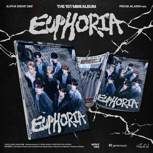 ALPHA DRIVE ONE 1st Mini Album [EUPHORIA] (FREAK ALARM Ver.) - DalkomHarmony