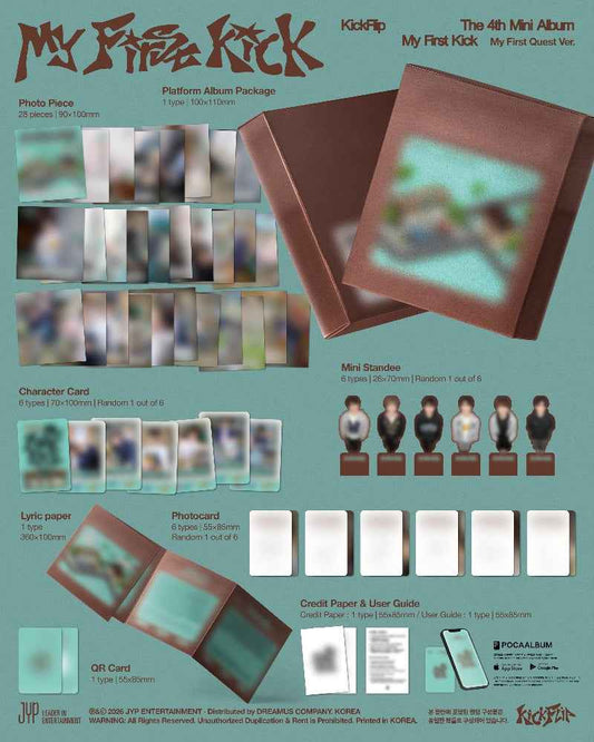 KickFlip 4th Mini Album [My First Kick] (My First Quest Ver.) (Platform Ver.)