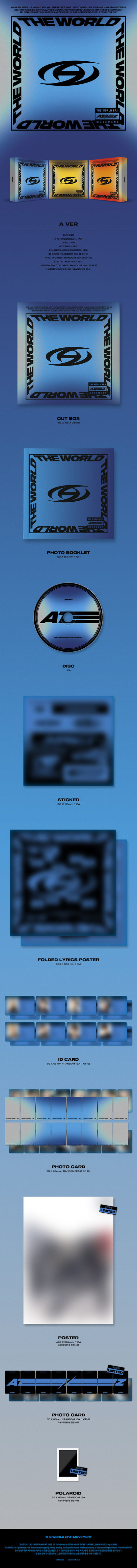 ATEEZ 8th Mini Album [THE WORLD EP.1 : MOVEMENT] (Random Ver.) - DalkomHarmony