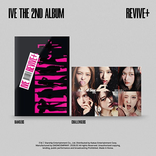 IVE 2nd Album [REVIVE+] (BANGERS Ver. / CHALLENGERS Ver.) - DalkomHarmony