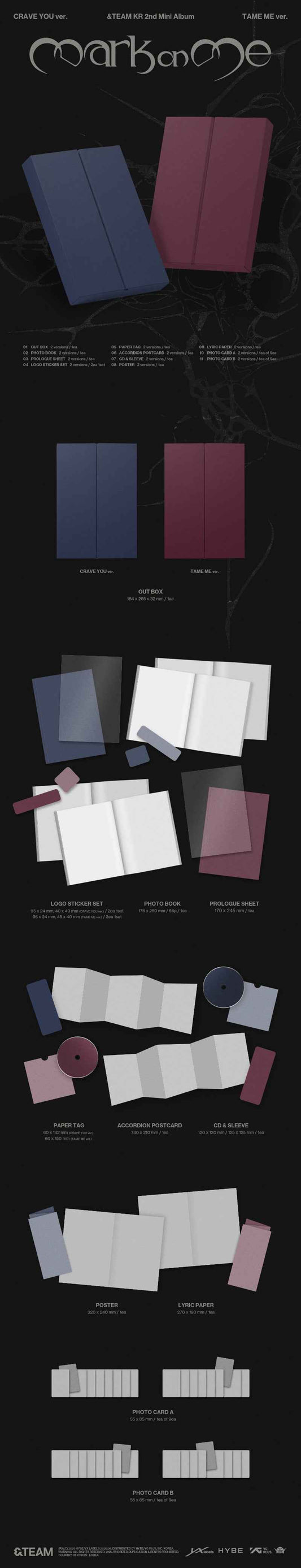 &TEAM KR 2nd Mini Album [Mark on Me]