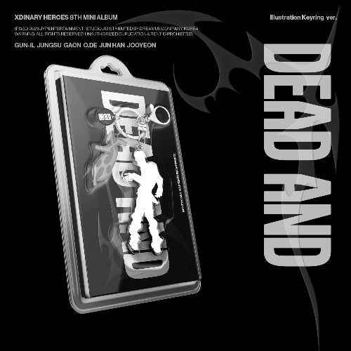 Xdinary Heroes 8th Mini Album [DEAD AND] (Illustration Keyring Ver.) | Random