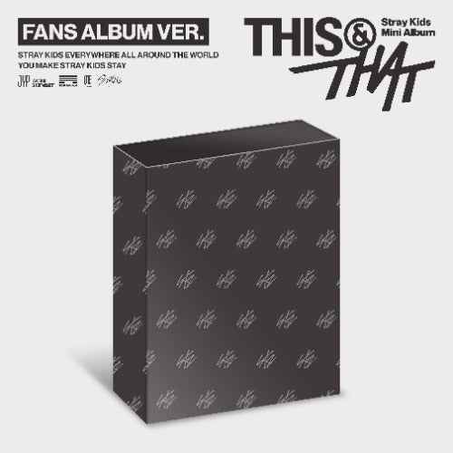 Stray Kids 10th Mini Album [THIS & THAT] (FANS ALBUM VER.)