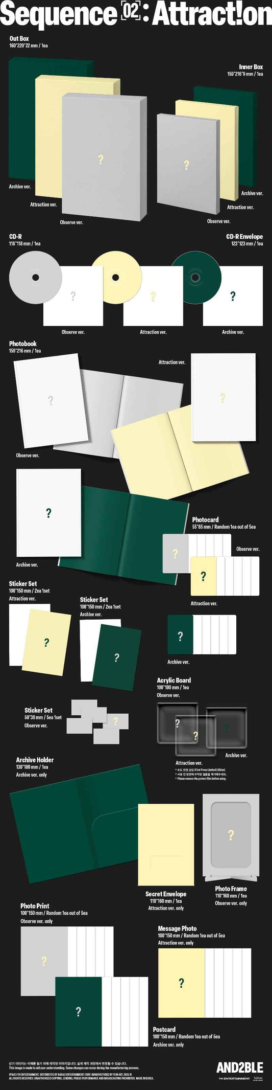 AND2BLE 2nd Mini Album [Sequence 02: Attraction]