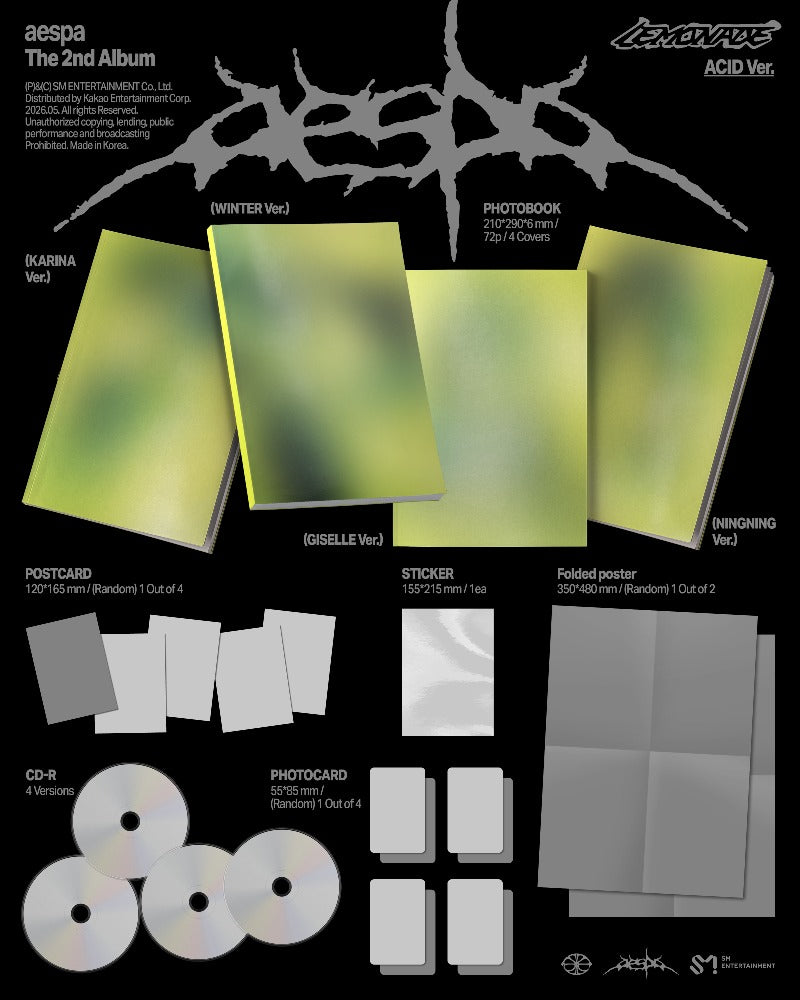 aespa 2nd Full Album [LEMONADE] (ACID Ver.) - DalkomHarmony