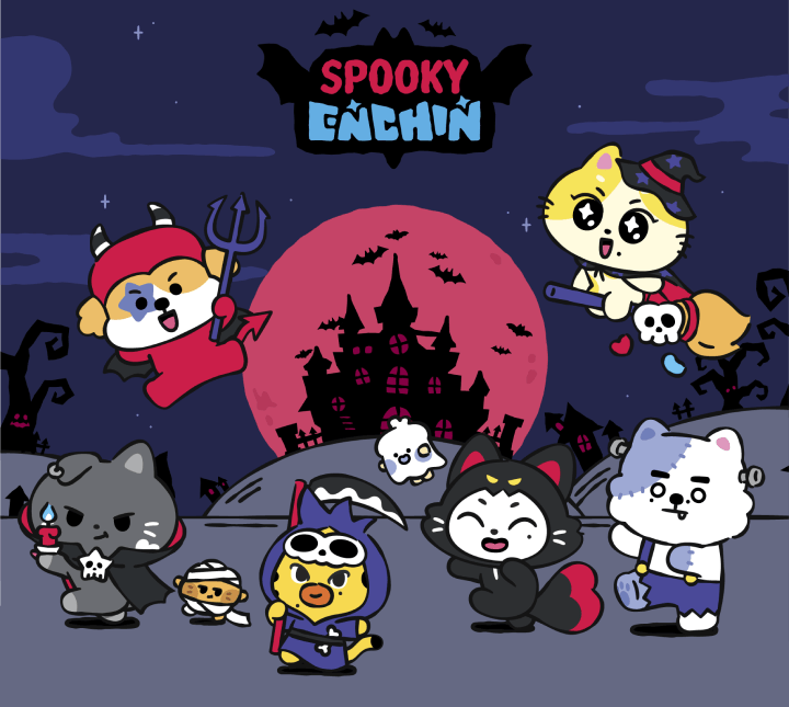 ENHYPEN MD [SPOOKY ENCHIN] Lucky Draw (Cleaner Strap)