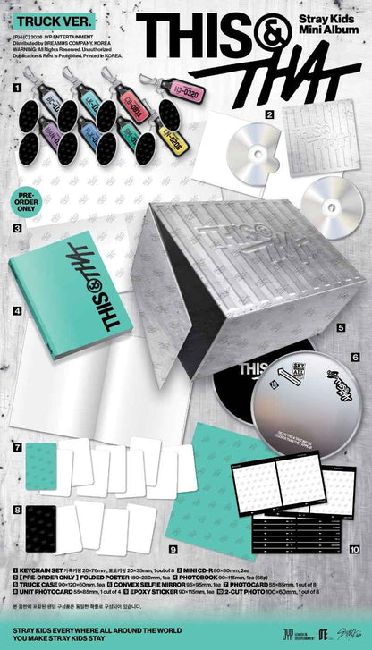 Stray Kids 10th Mini Album [THIS & THAT] (TRUCK VER.)