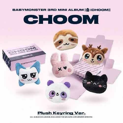 BABYMONSTER 3rd Mini Album [CHOOM] (Plush Keyring Ver.)