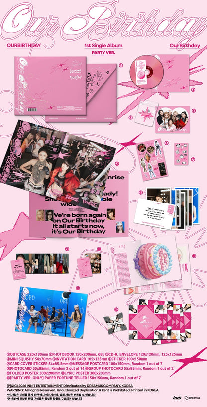 OURBIRTHDAY 1st Single Album [Our Birthday] (PHOTOBOOK VER.)