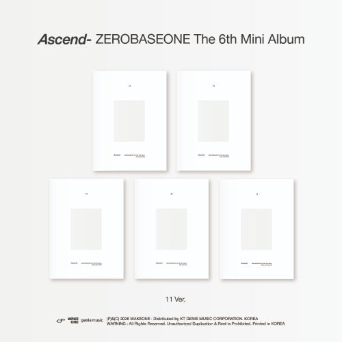 ZEROBASEONE 6th Mini Album [Ascend-] (11 Ver.) | Random - DalkomHarmony