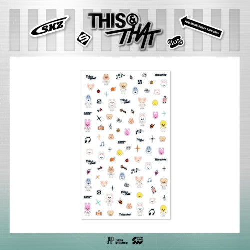 Stray Kids MD [THIS & THAT POP-UP STORE] SKZOO MICRO STICKER