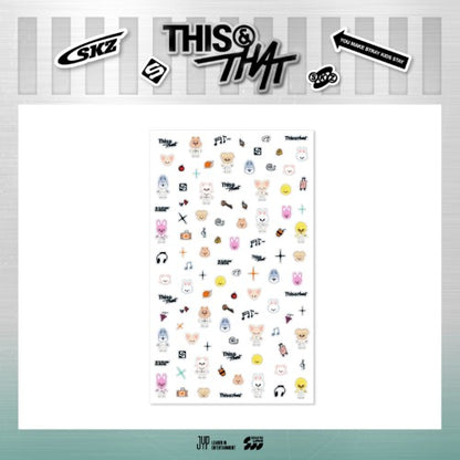 Stray Kids MD [THIS & THAT POP-UP STORE] SKZOO MICRO STICKER
