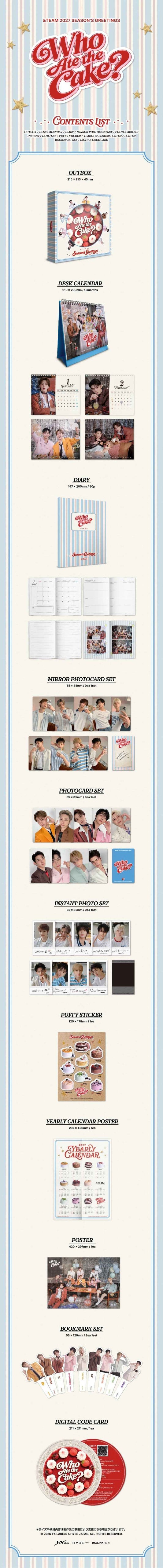 &TEAM 2027 SEASON'S GREETINGS [WHO ATE THE CAKE?]