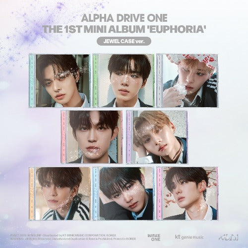 ALPHA DRIVE ONE 1st Mini Album [EUPHORIA] (JEWEL CASE Ver.) - DalkomHarmony
