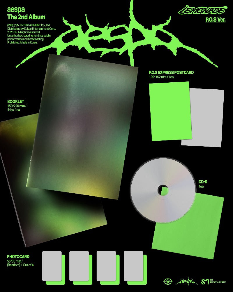 aespa 2nd Full Album [LEMONADE] (P.O.S Ver.) - DalkomHarmony