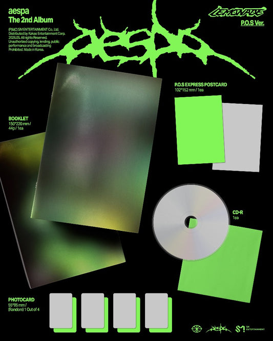 aespa 2nd Full Album [LEMONADE] (P.O.S Ver.) - DalkomHarmony