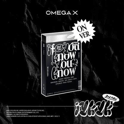 OMEGA X 3rd Mini Album [iykyk] (ON Ver. / OFF Ver.) (Random Ver.) - DalkomHarmony
