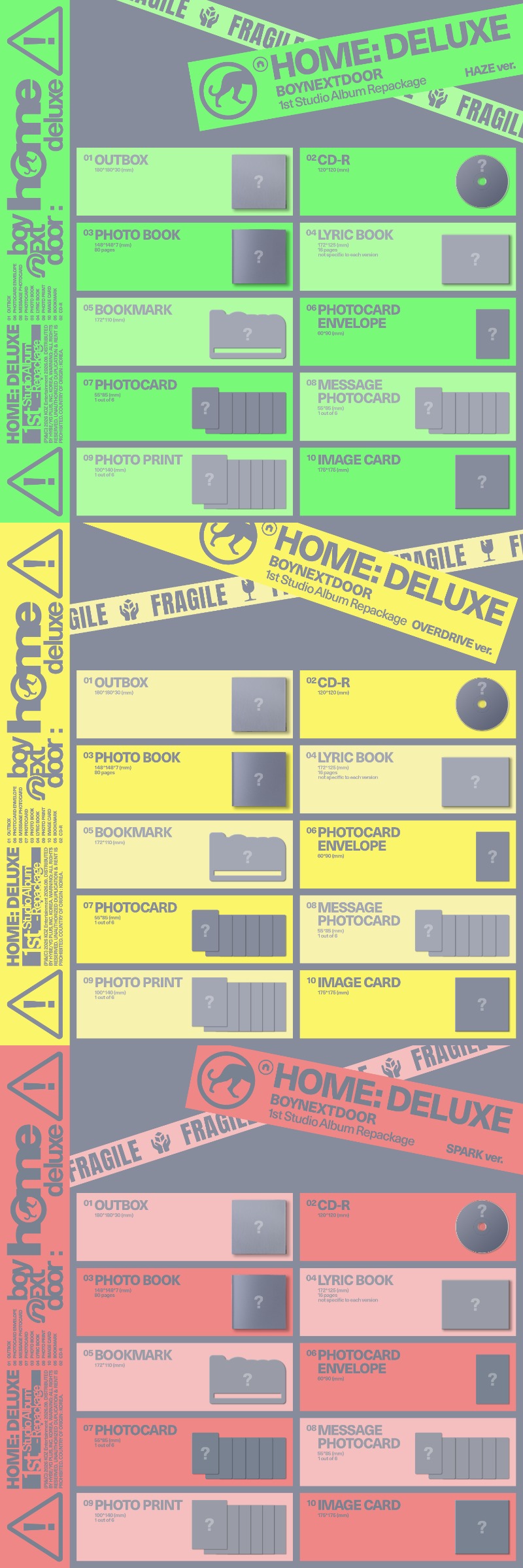 BOYNEXTDOOR 1st Studio Album Repackage [HOME : DELUXE]