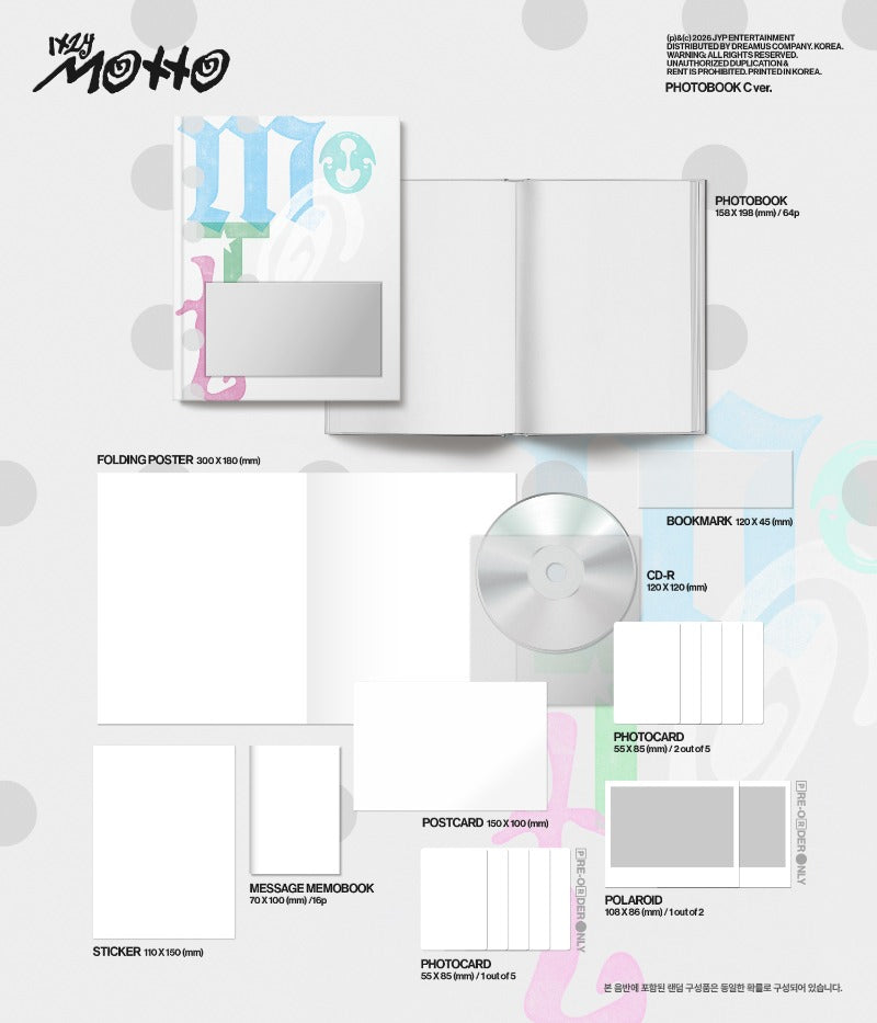 ITZY 12th Mini Album [Motto] (PHOTOBOOK Ver.) - DalkomHarmony