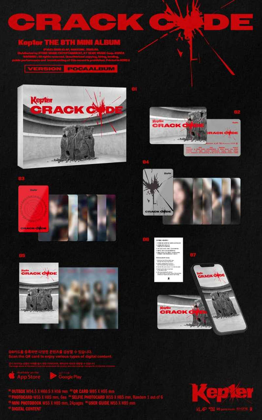 Kep1er 8th Mini Album [CRACK CODE] (POCAALBUM ver.)