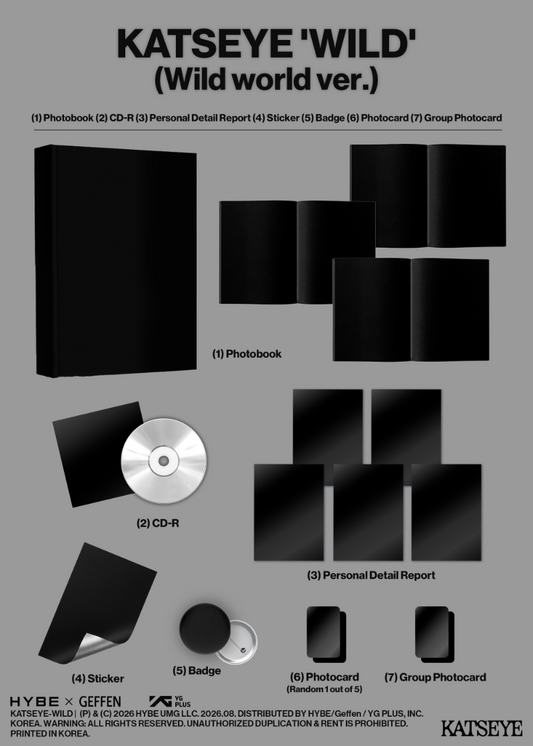 KATSEYE 3rd EP Album [WILD] - DalkomHarmony