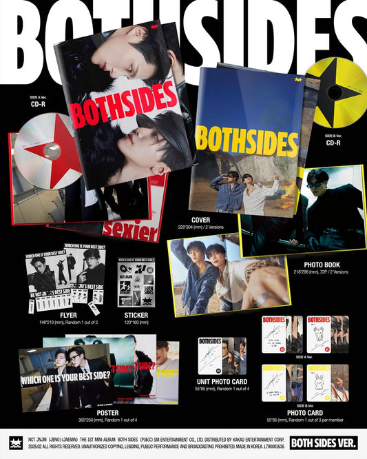 NCT JNJM 1st Mini Album [BOTH SIDES] (BOTH SIDES Ver.) - DalkomHarmony