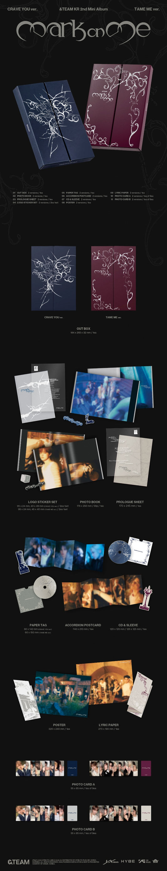 &TEAM KR 2nd Mini Album [Mark on Me]